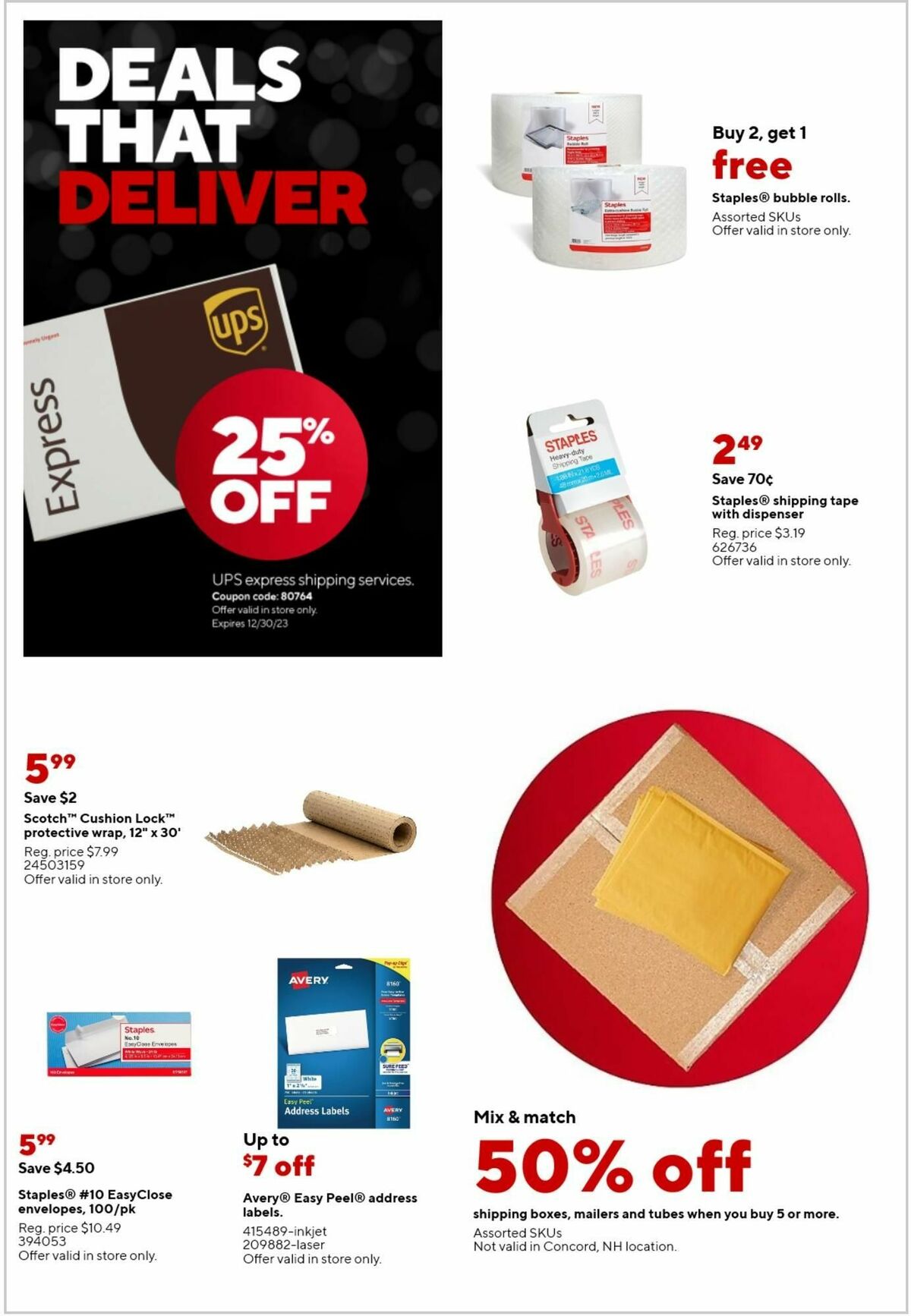 Staples Weekly Ad from November 19