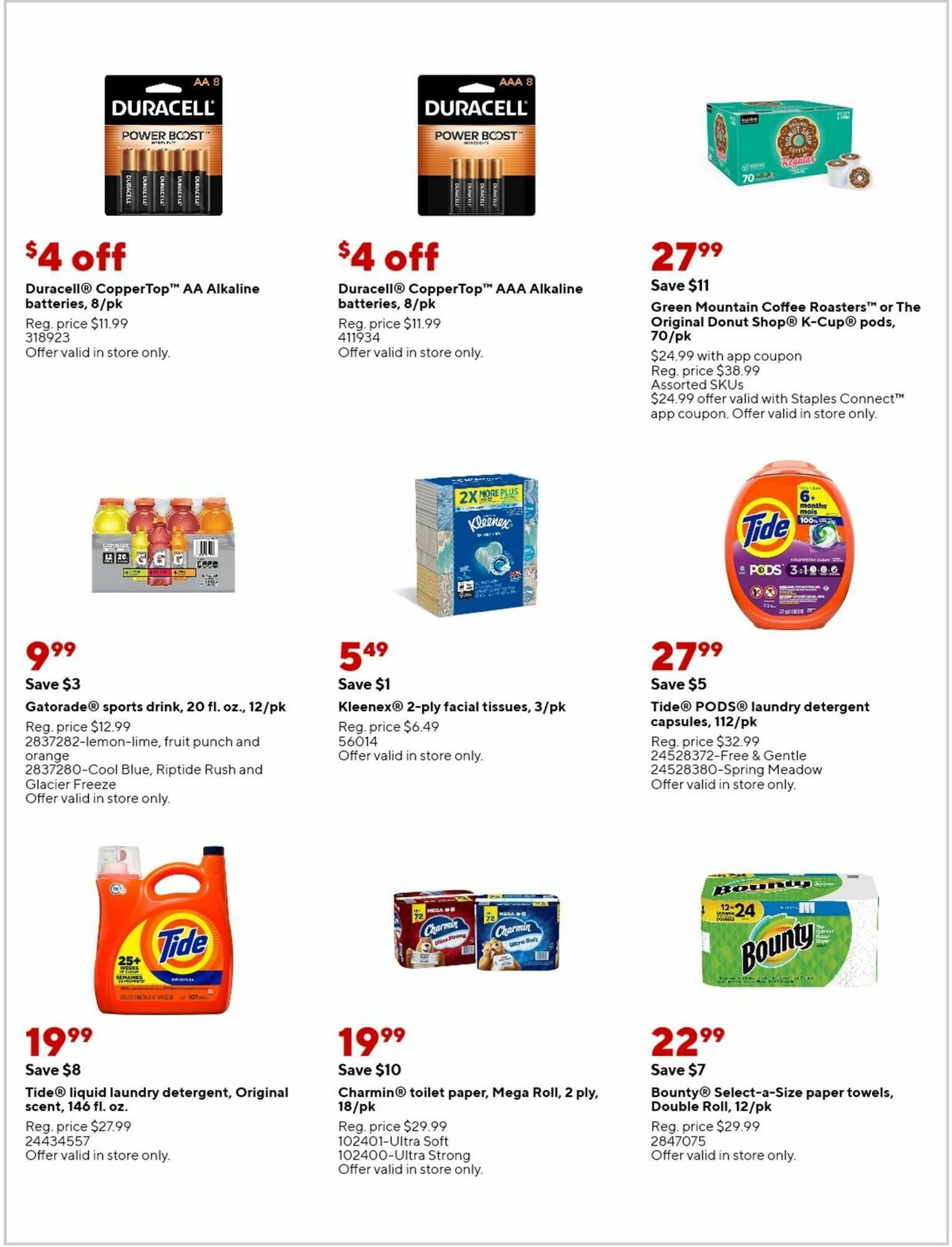 Staples Weekly Ad from November 19