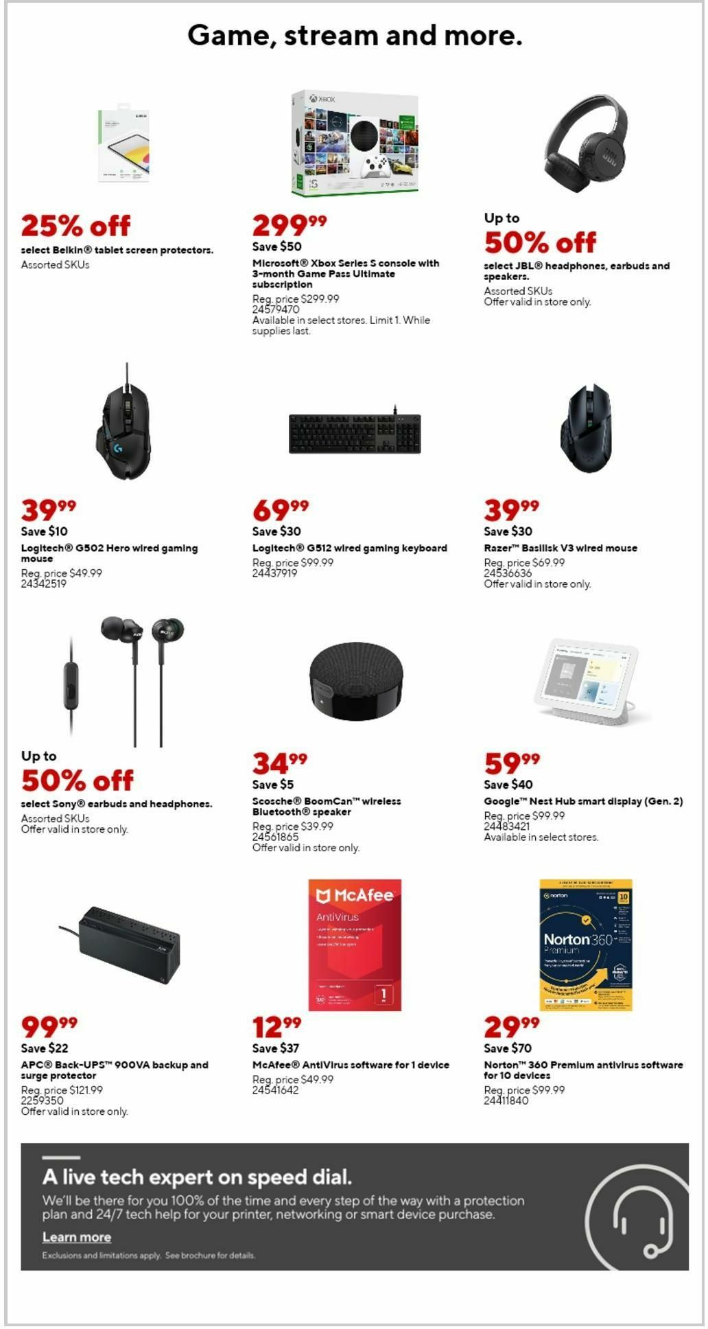 Staples Weekly Ad from December 3