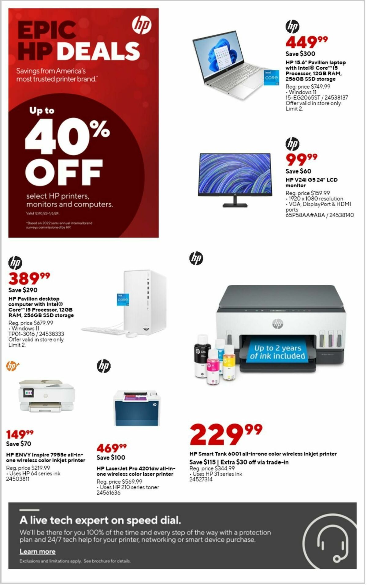 Staples Weekly Ad from December 10