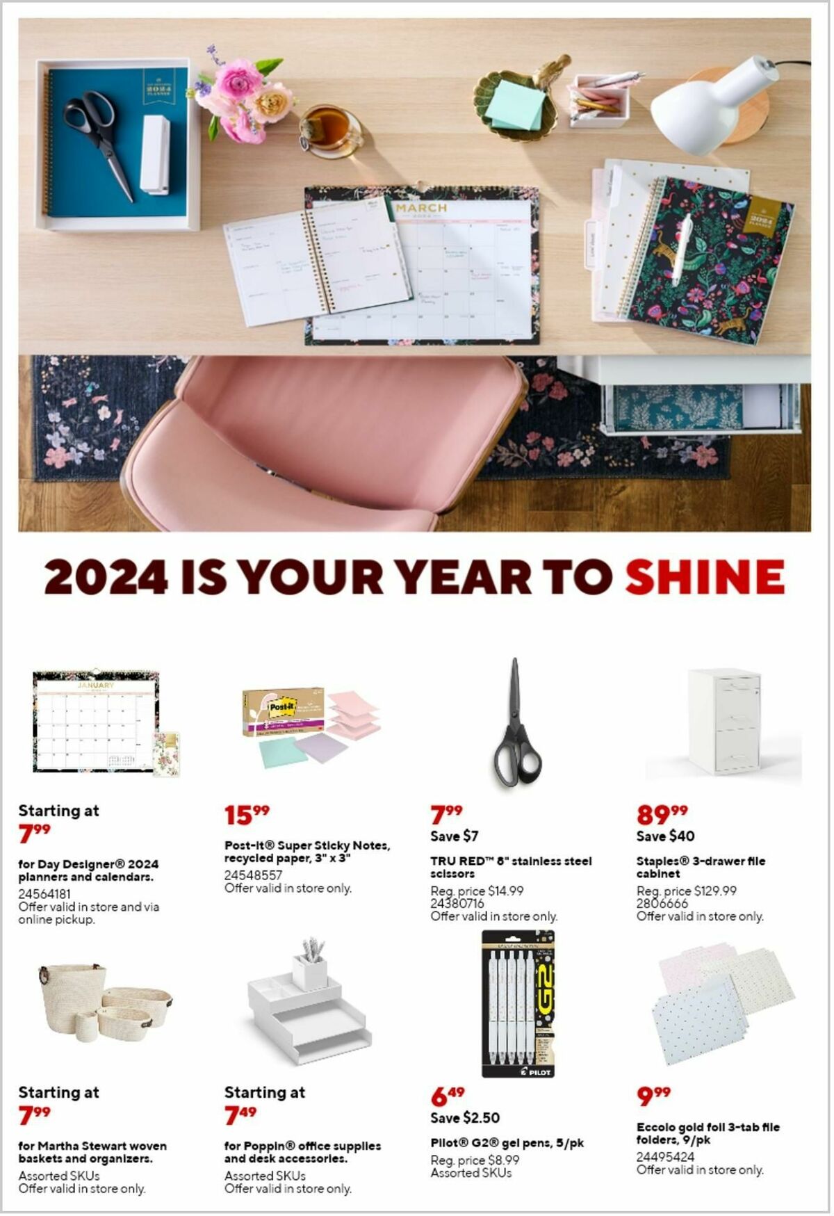 Staples Weekly Ad from December 24