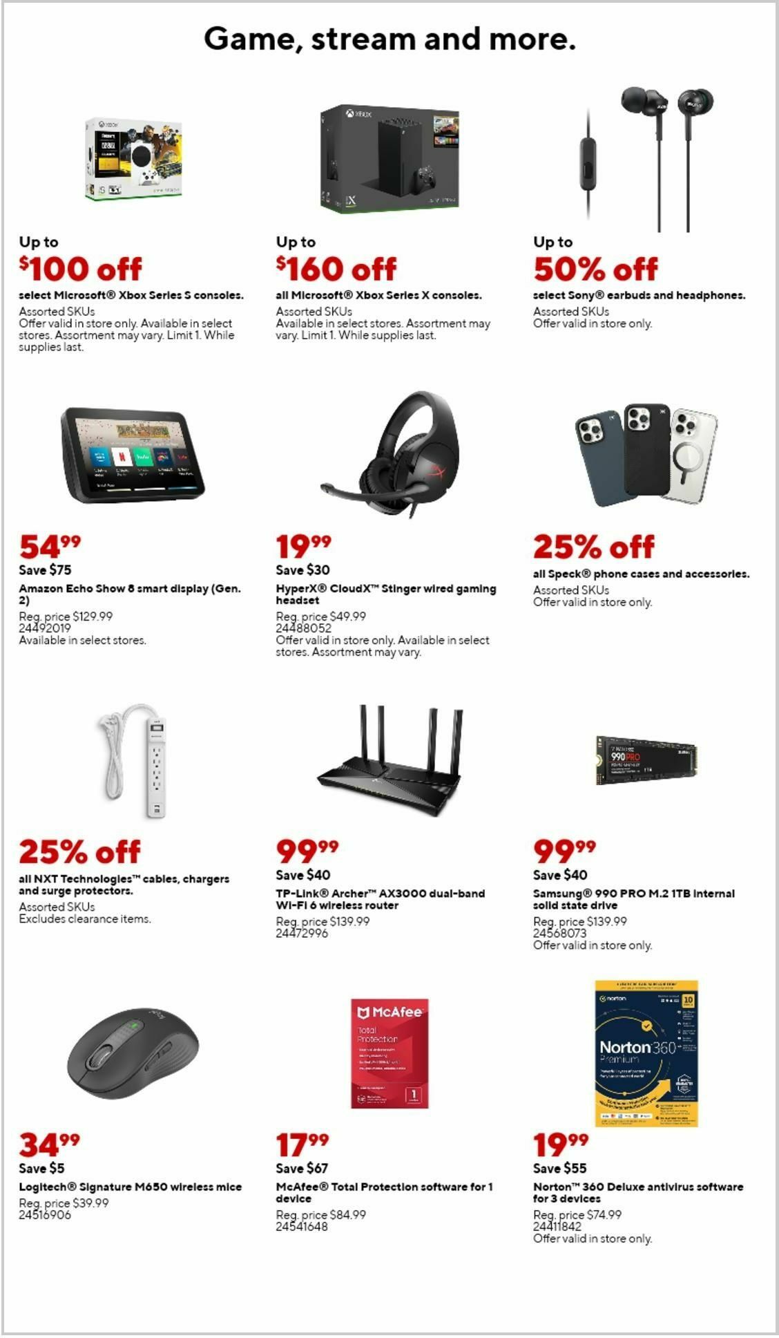 Staples Weekly Ad from December 24