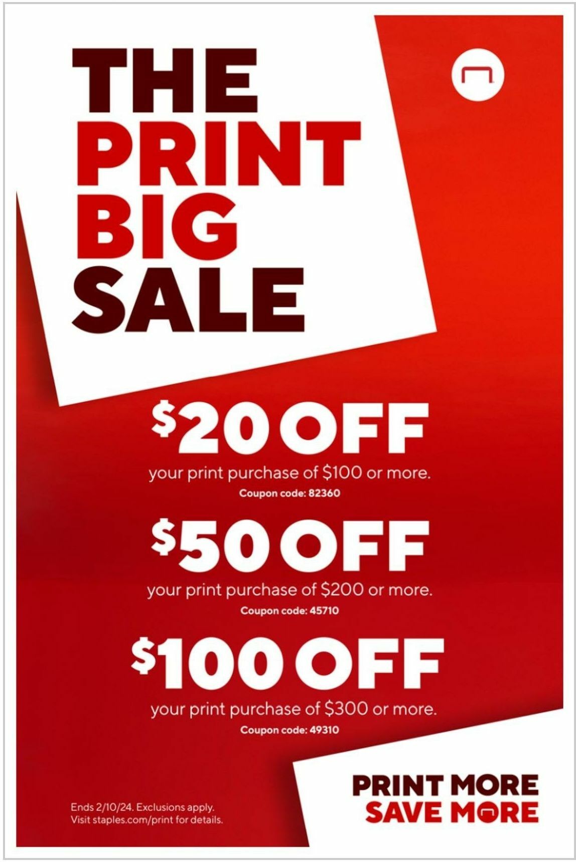 Staples Weekly Ad from December 31