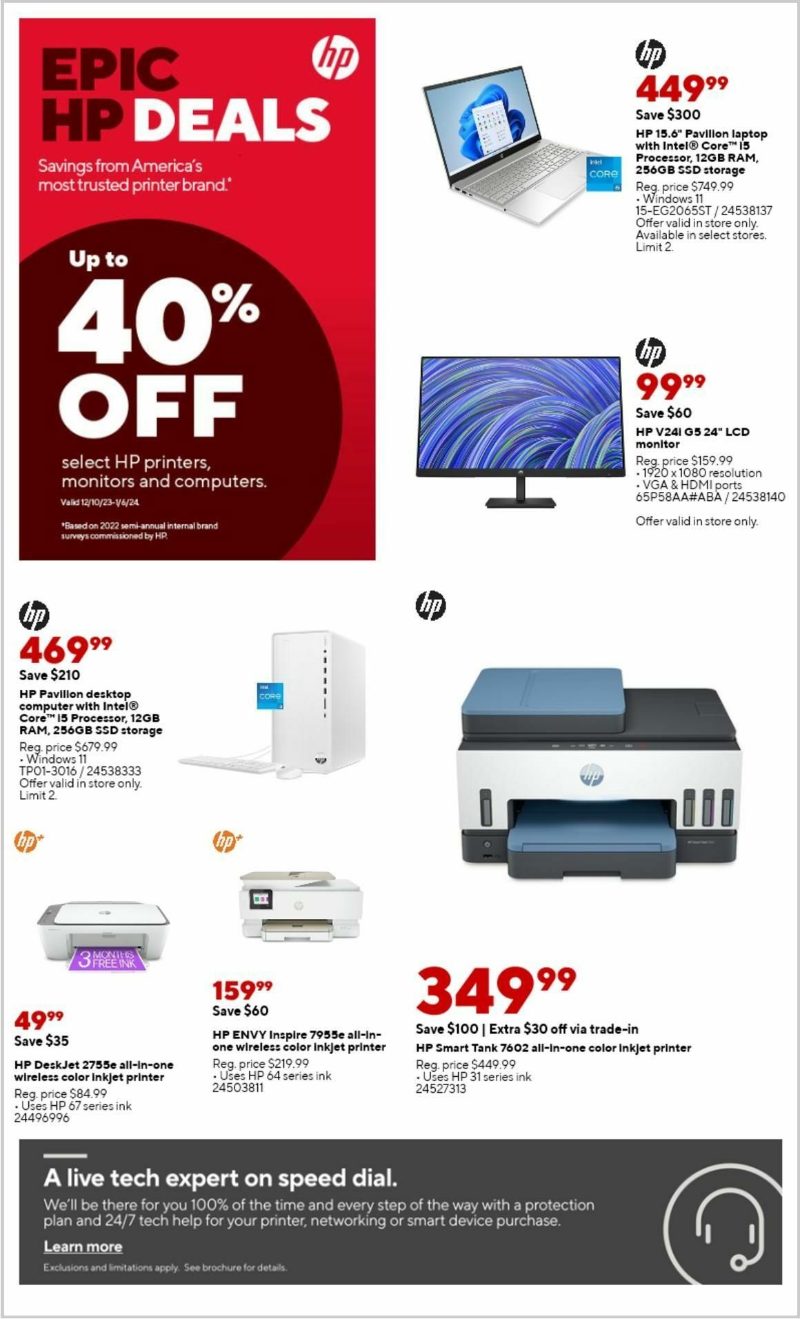 Staples Weekly Ad from December 31