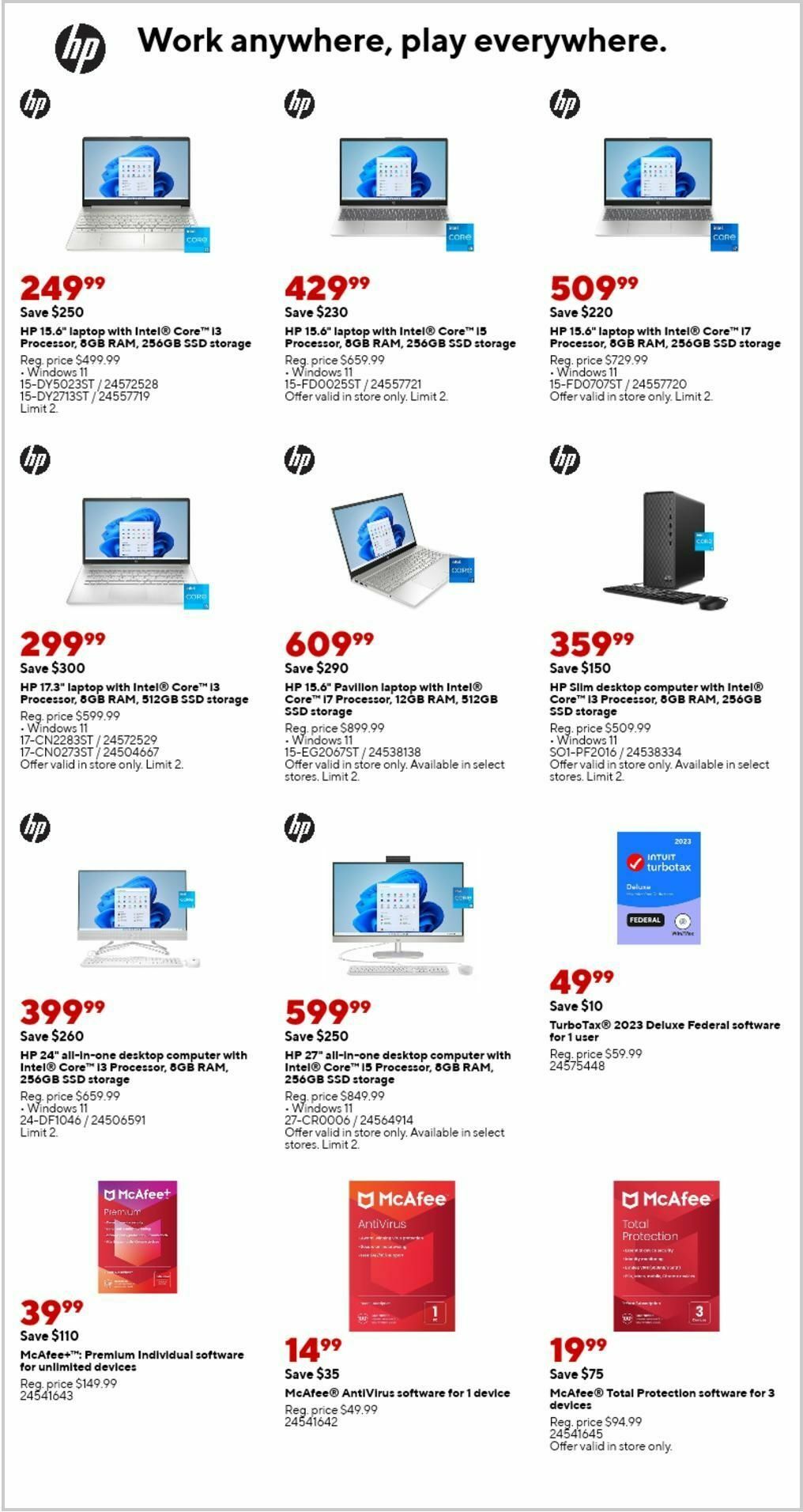 Staples Weekly Ad from December 31