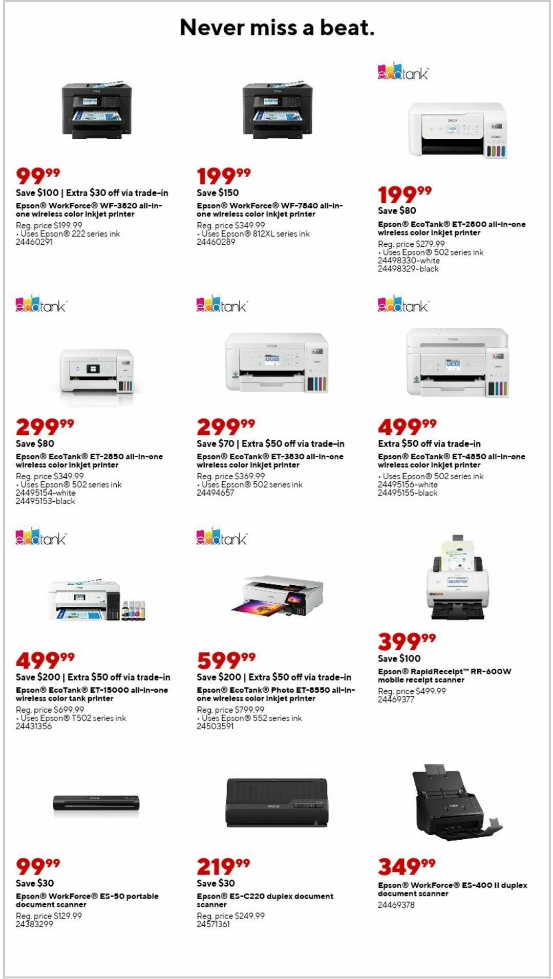 Staples Weekly Ad from December 31