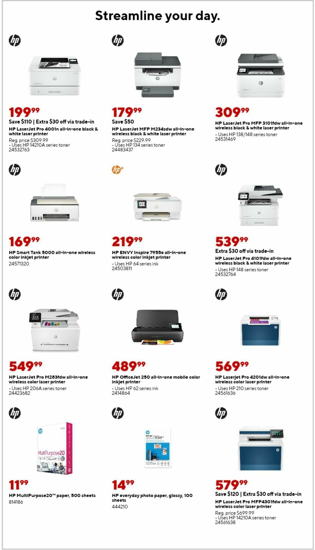 Staples Weekly Ad from January 7