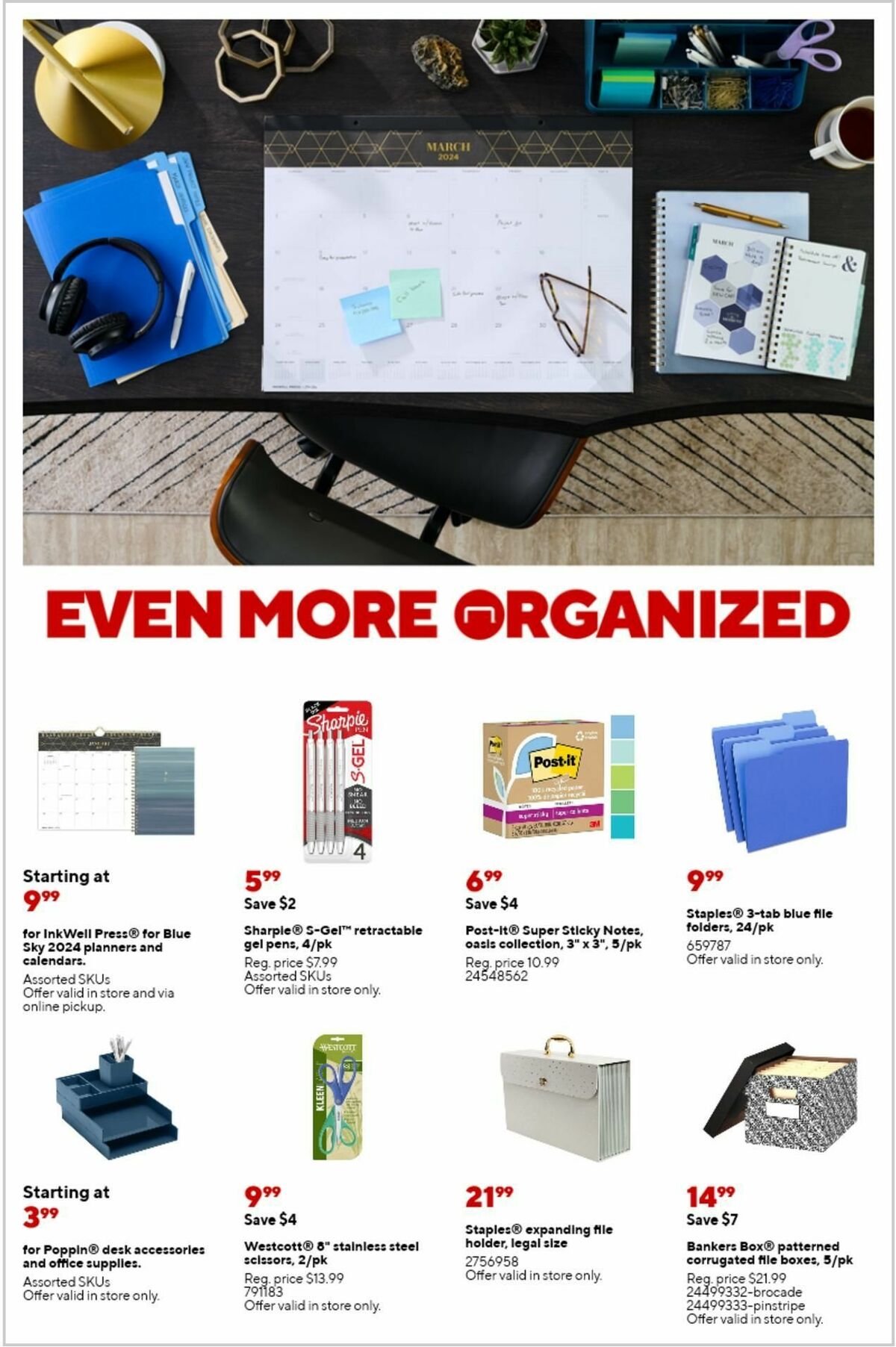 Staples Weekly Ad from January 7