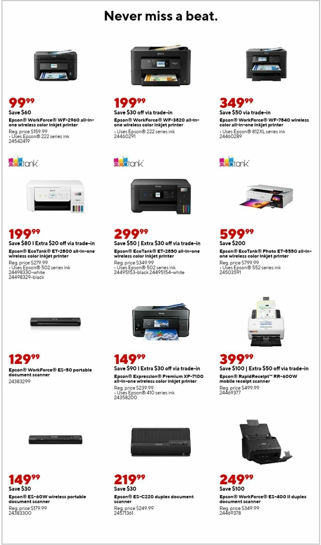 Staples Weekly Ad from January 7