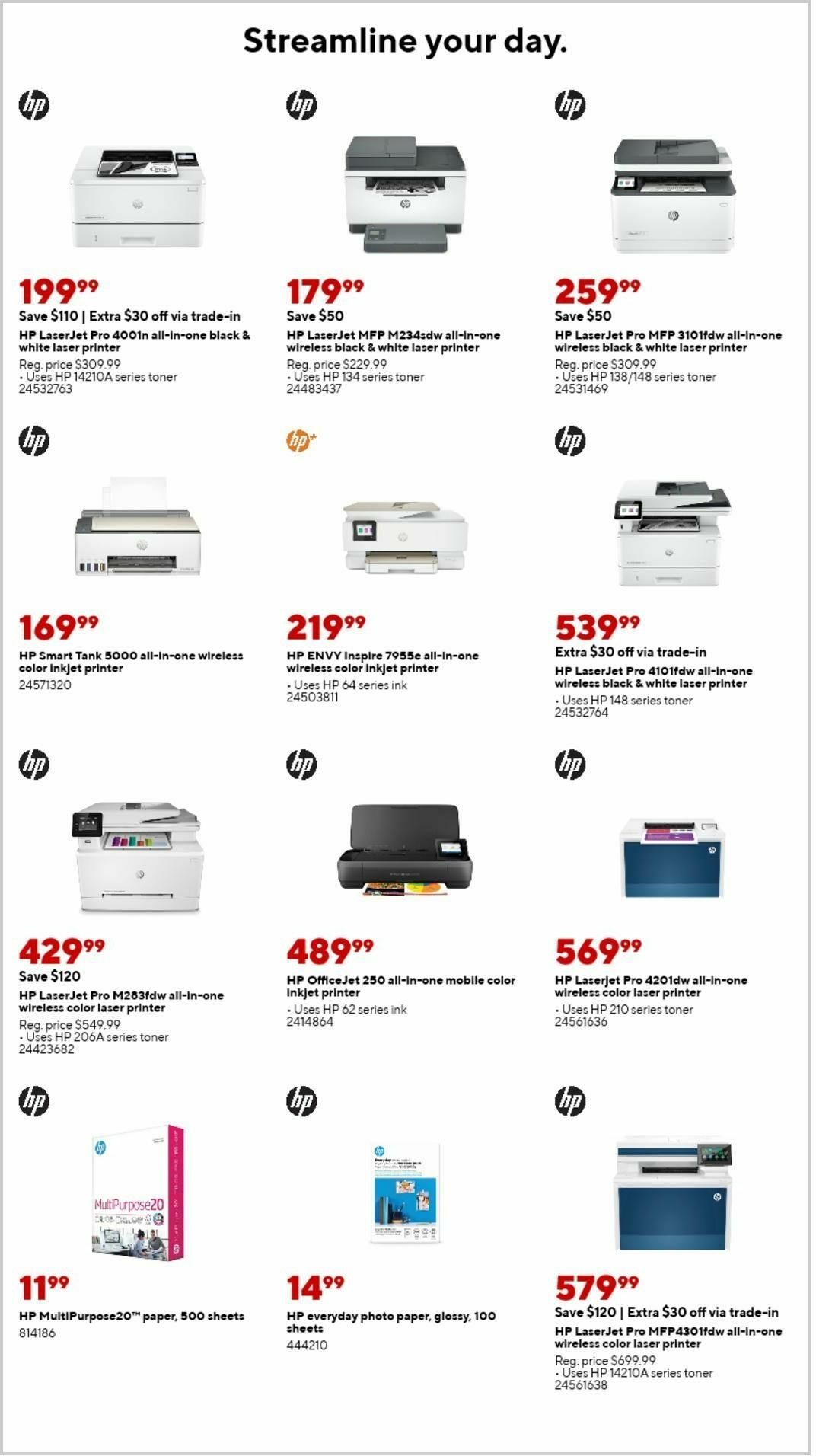 Staples Weekly Ad from January 14