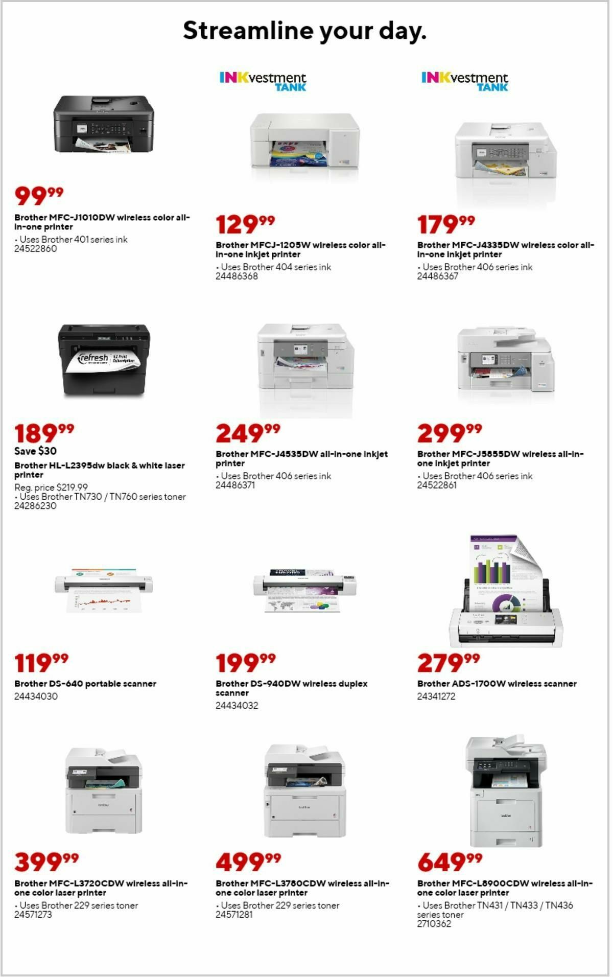 Staples Weekly Ad from January 21