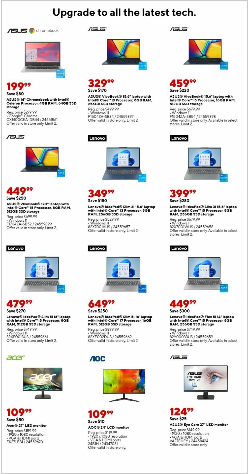 Staples Weekly Ad from January 21