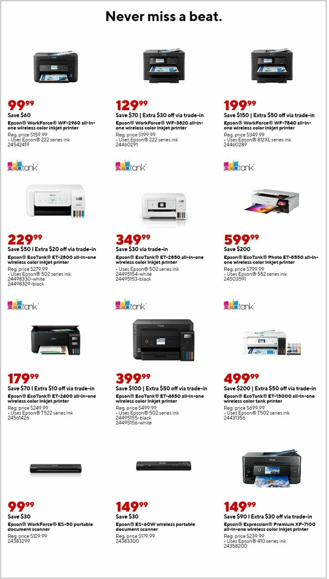 Staples Weekly Ad from January 21