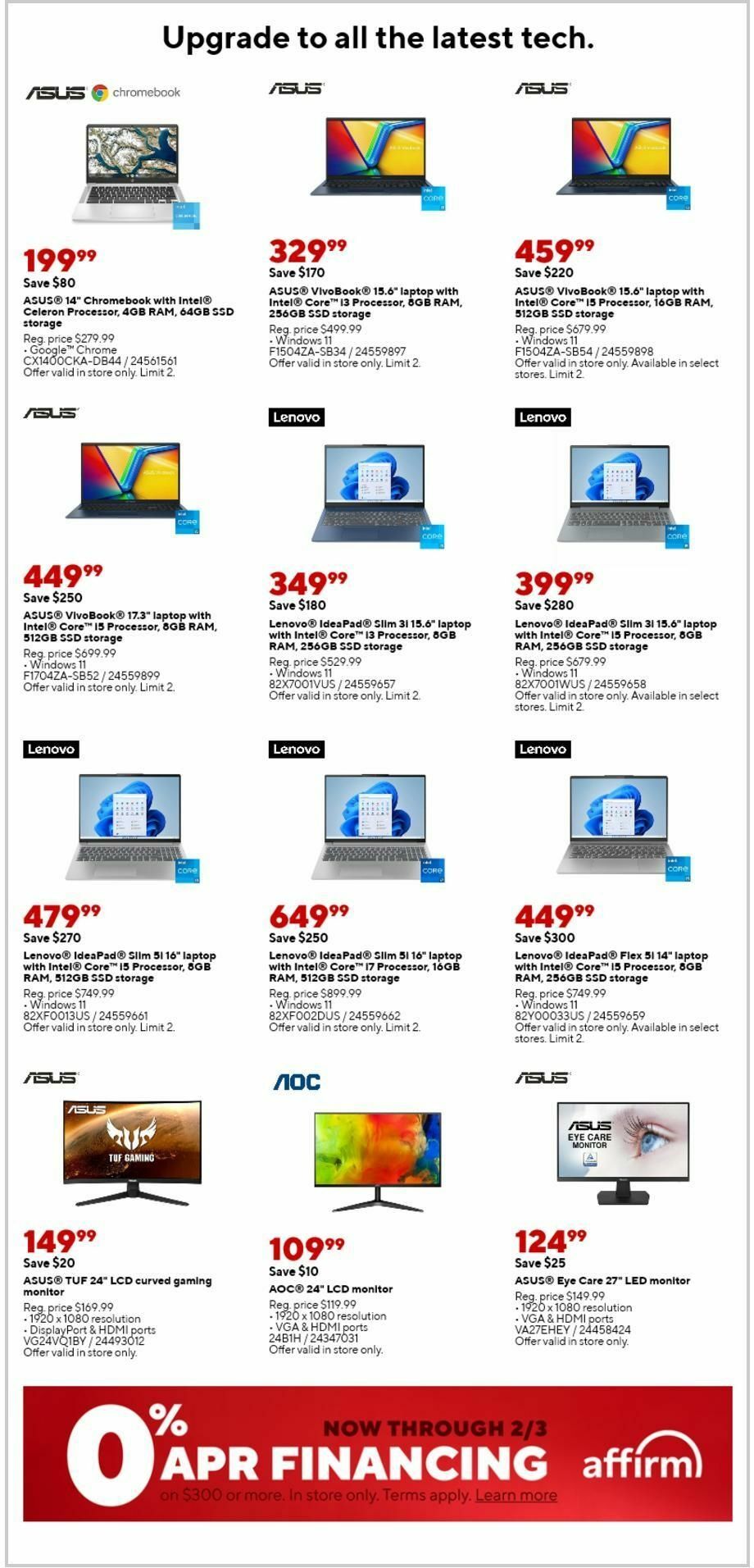 Staples Weekly Ad from January 28