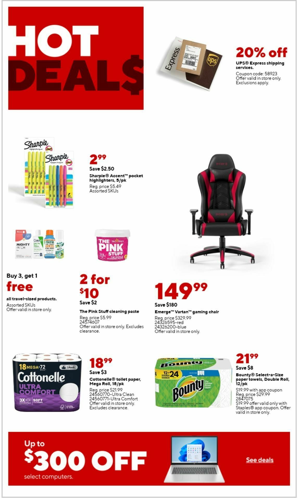 Staples Weekly Ad from February 4