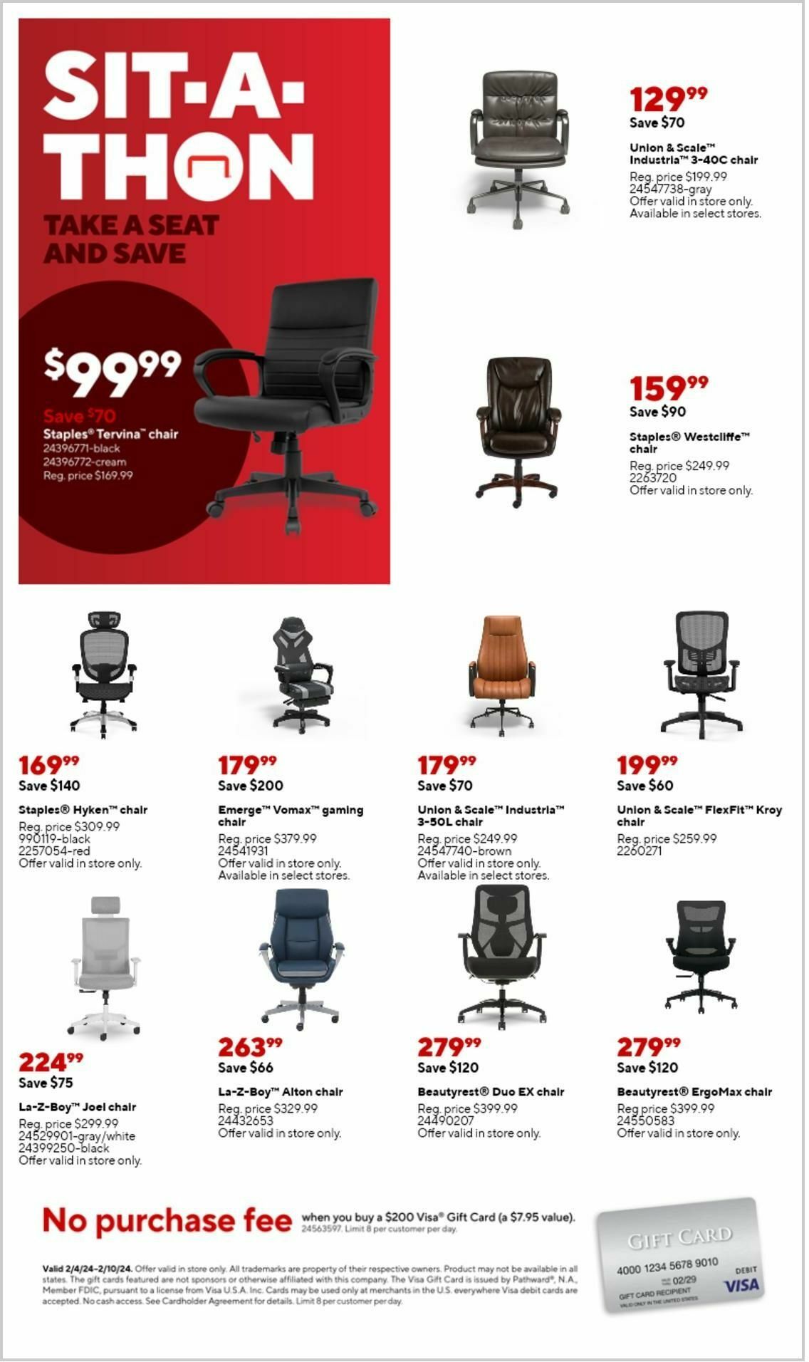 Staples Weekly Ad from February 4