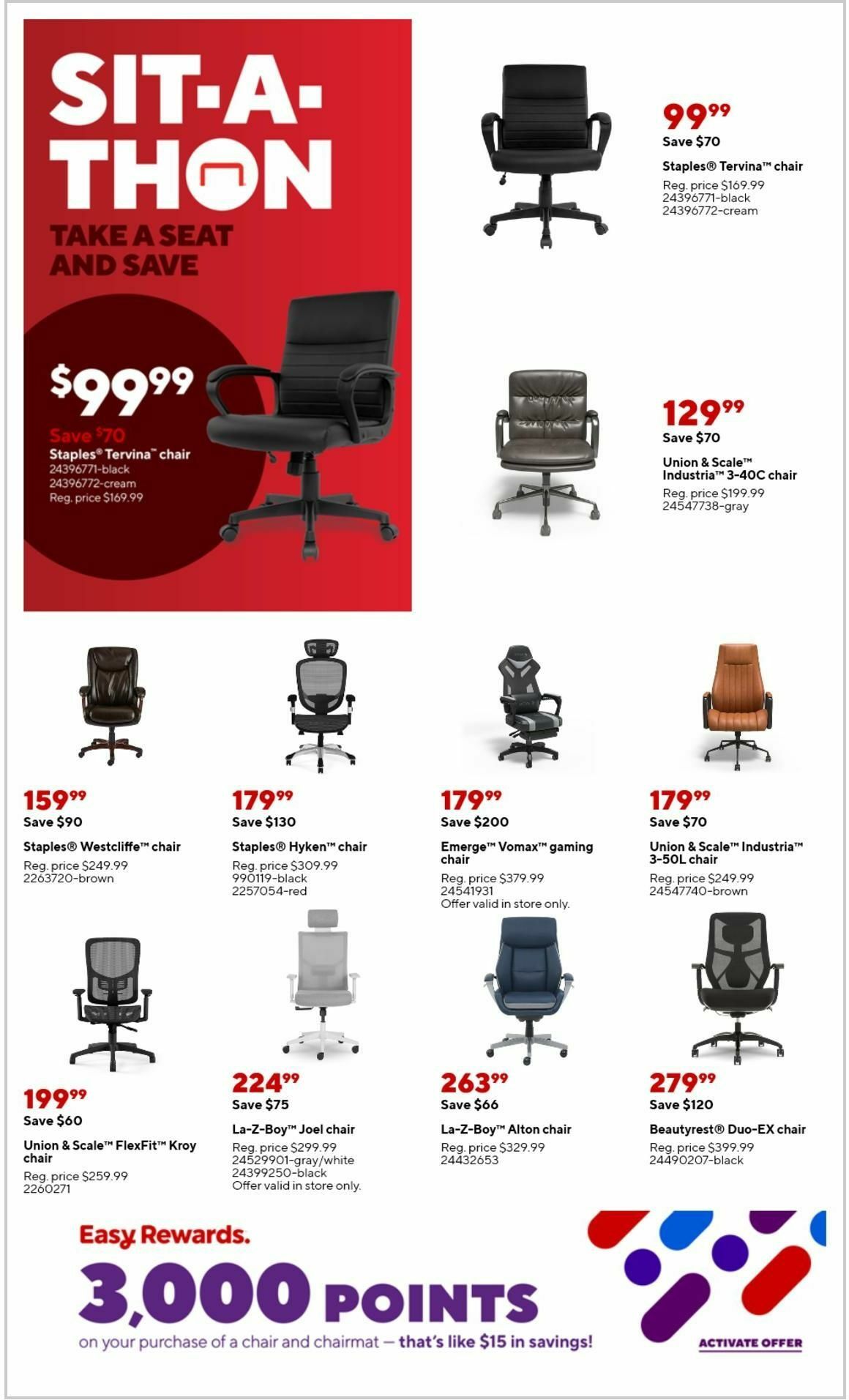 Staples Weekly Ad from February 25