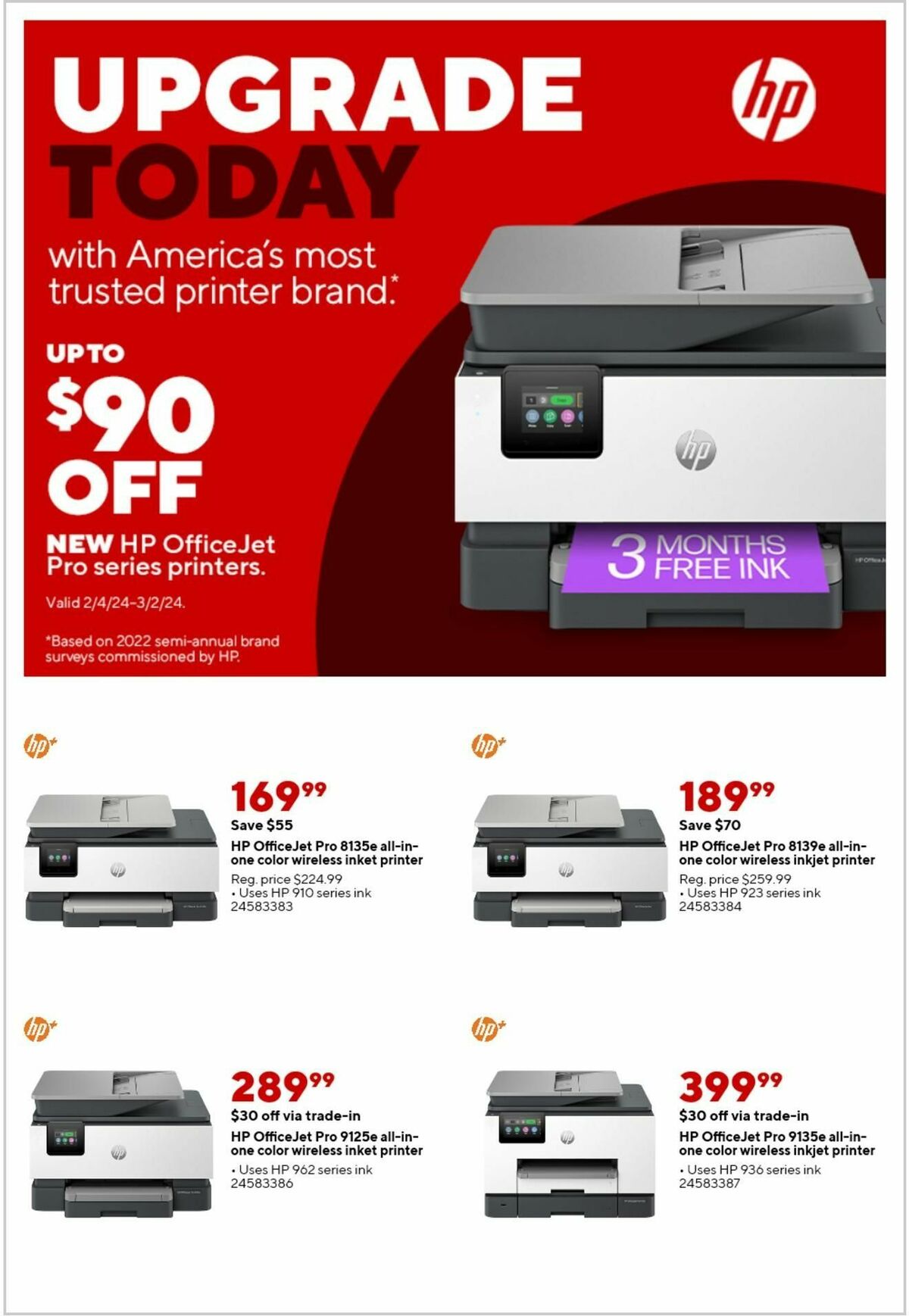 Staples Weekly Ad from February 25