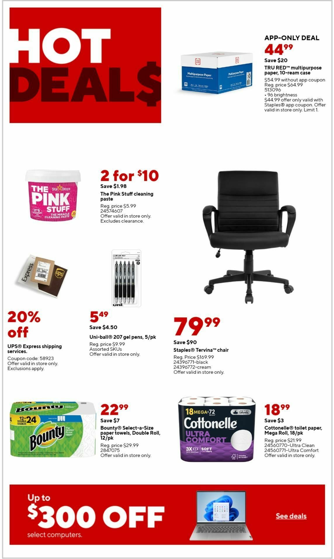 Staples Weekly Ad from March 3