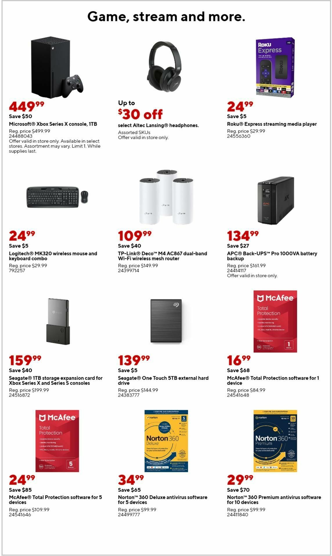 Staples Weekly Ad from March 10