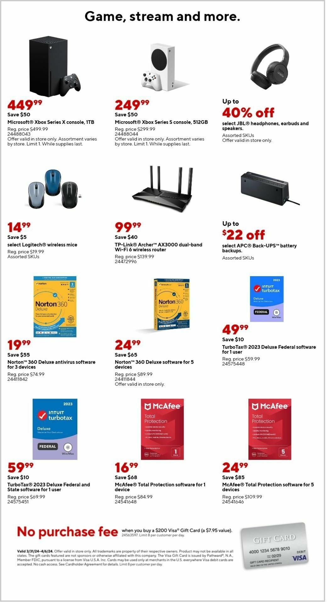 Staples Weekly Ad from March 31