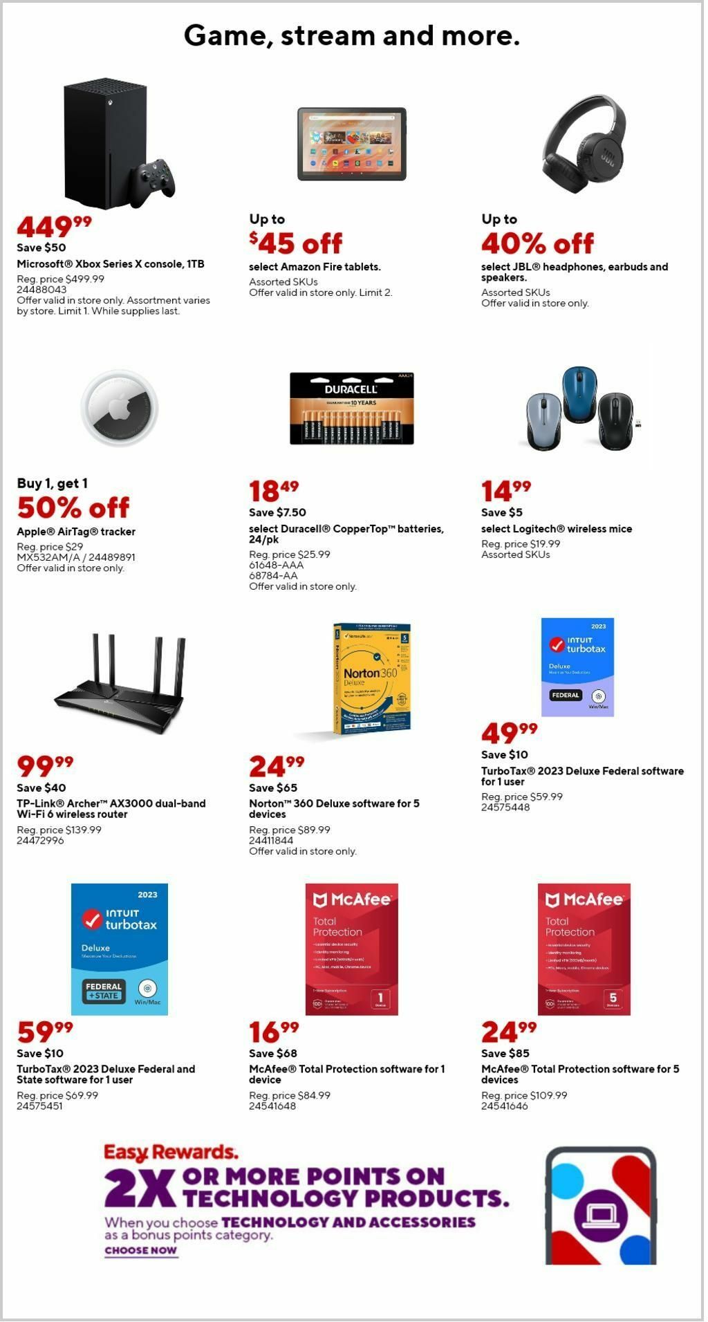 Staples Weekly Ad from April 7