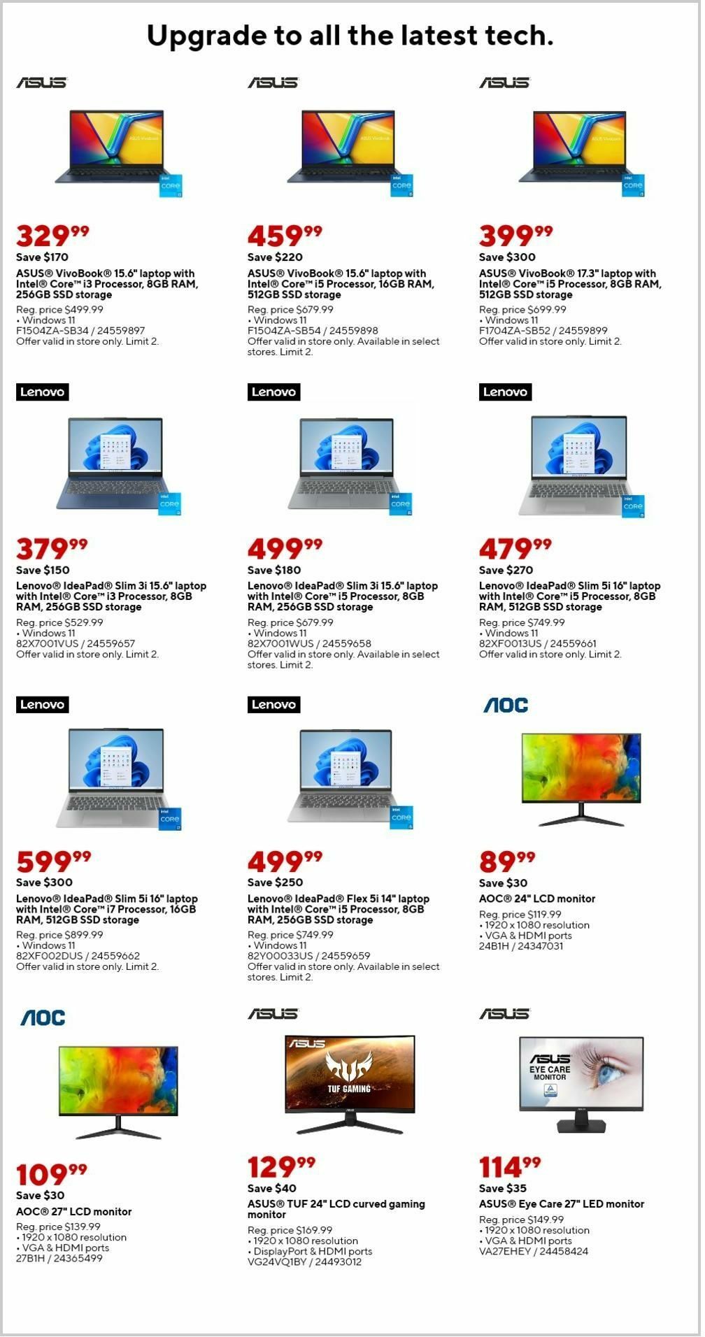 Staples Weekly Ad from April 7