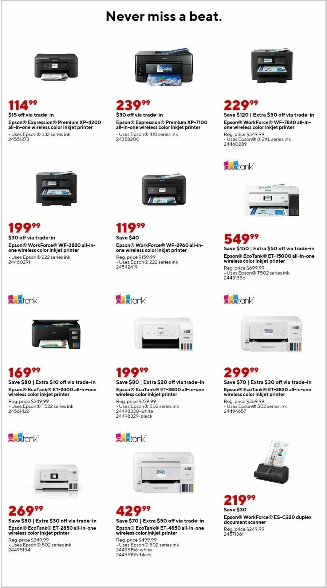 Staples Weekly Ad from April 7