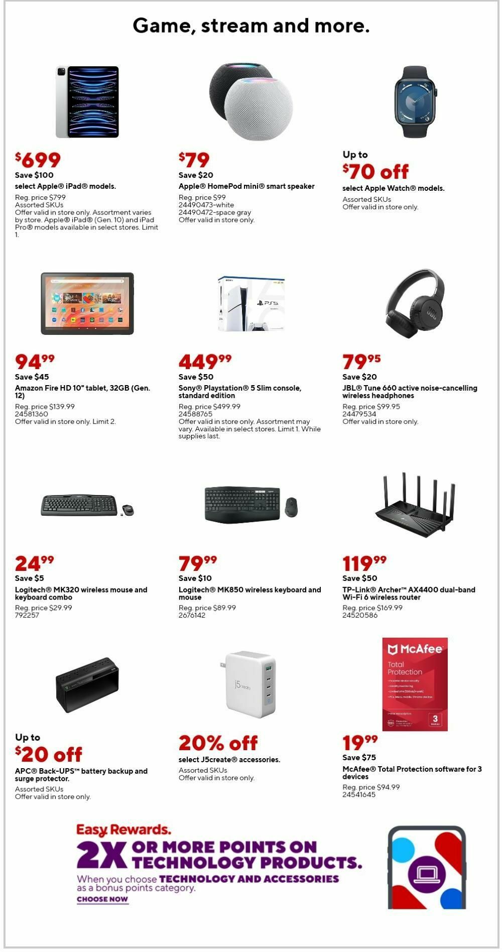 Staples Weekly Ad from April 14