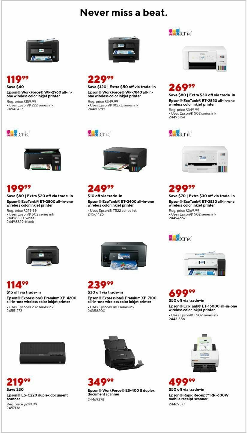 Staples Weekly Ad from April 21