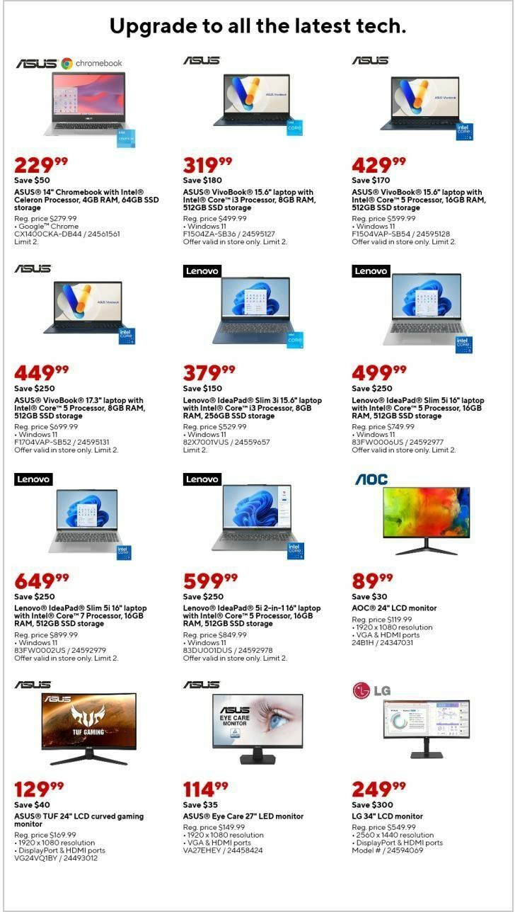 Staples Weekly Ad from April 28