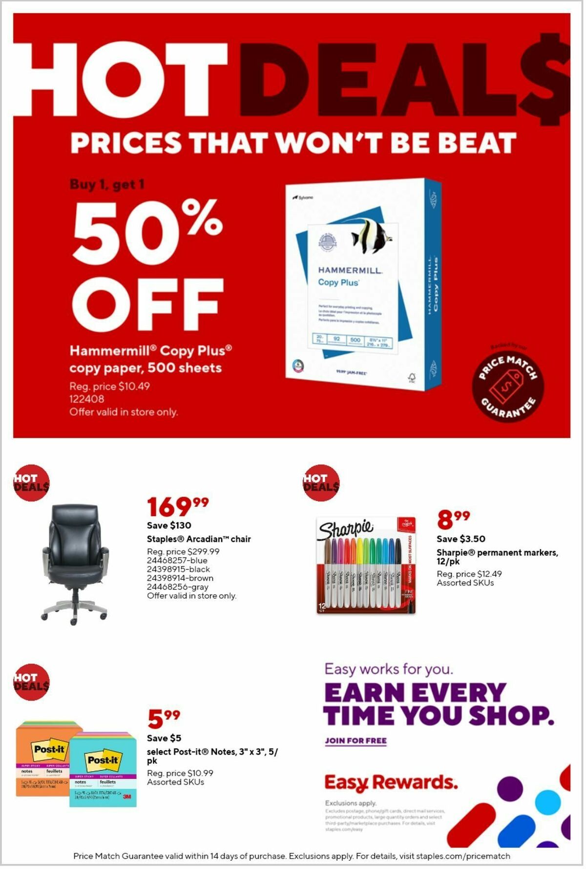 Staples Weekly Ad from May 12