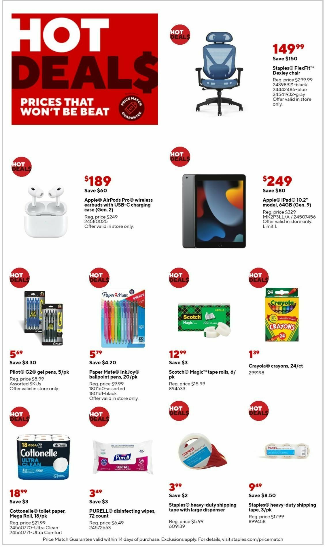 Staples Weekly Ad from May 12