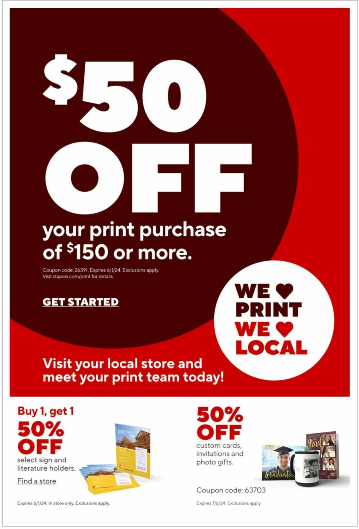 Staples Weekly Ad from May 12