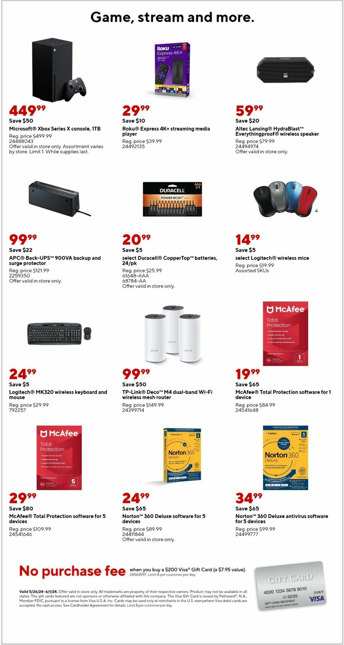 Staples Weekly Ad from May 26