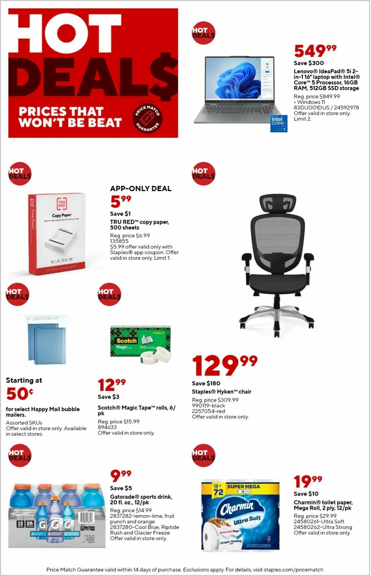 Staples Weekly Ad from June 2