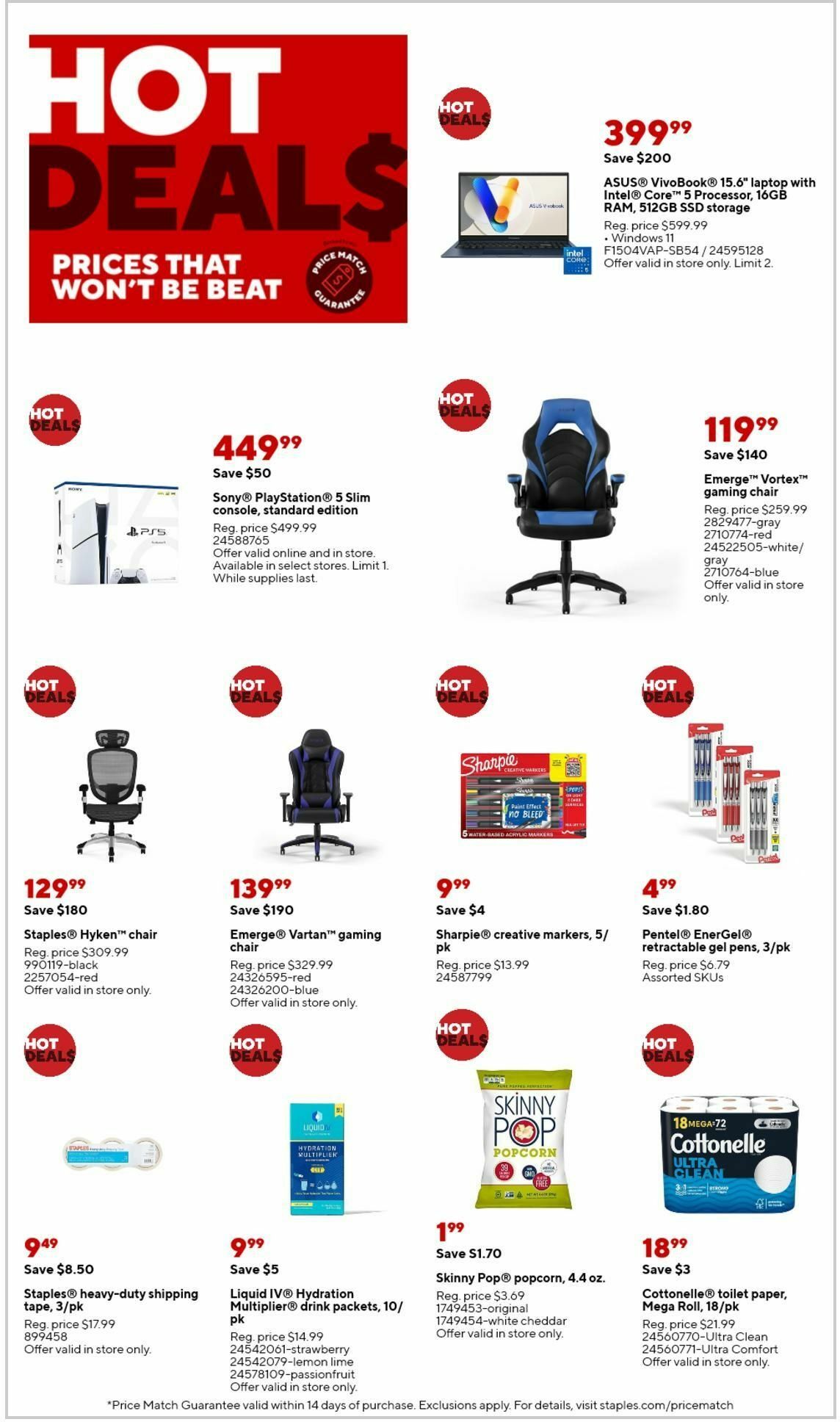 Staples Weekly Ad from June 9