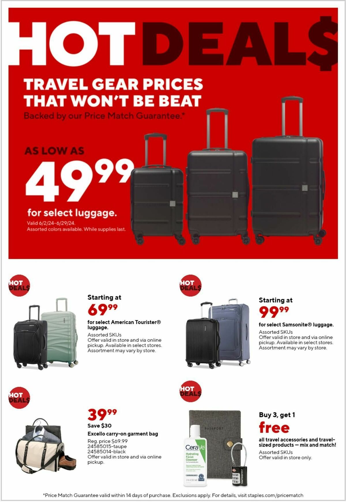 Staples Weekly Ad from June 9