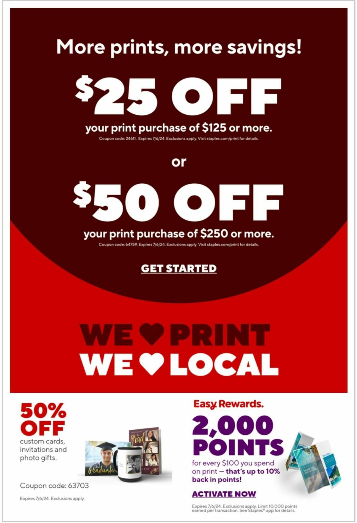 Staples Weekly Ad from June 9