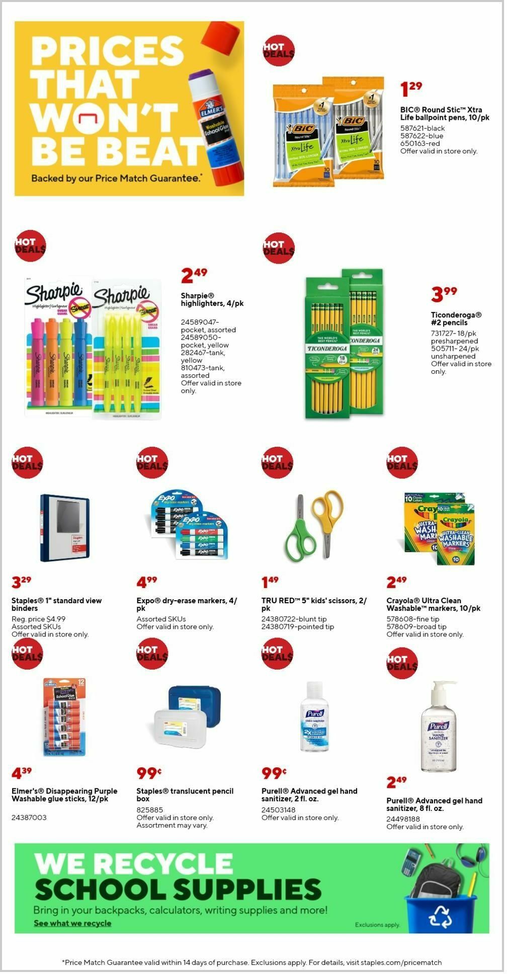 Staples Weekly Ad from June 16