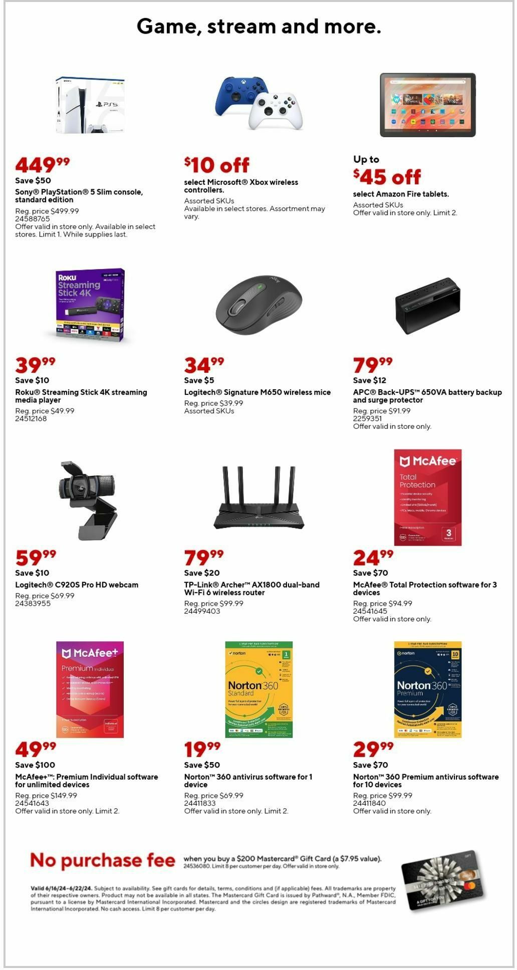 Staples Weekly Ad from June 16