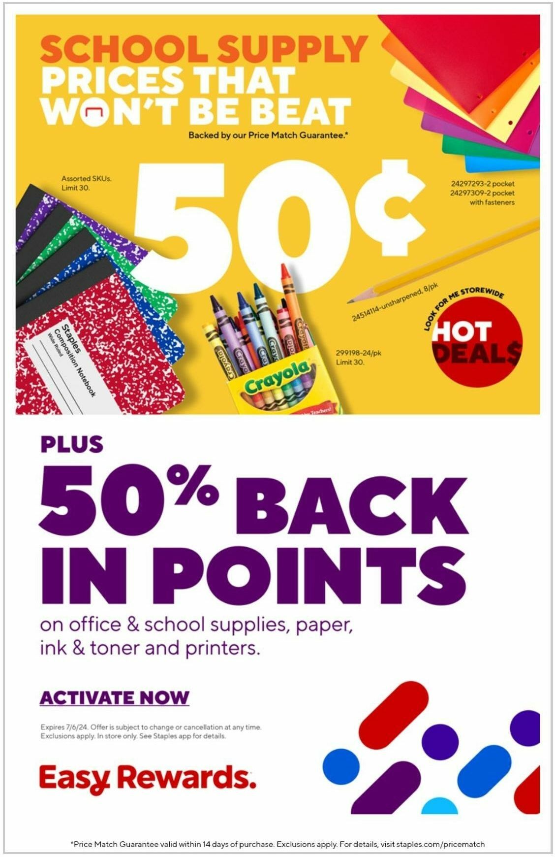 Staples Weekly Ad from June 23