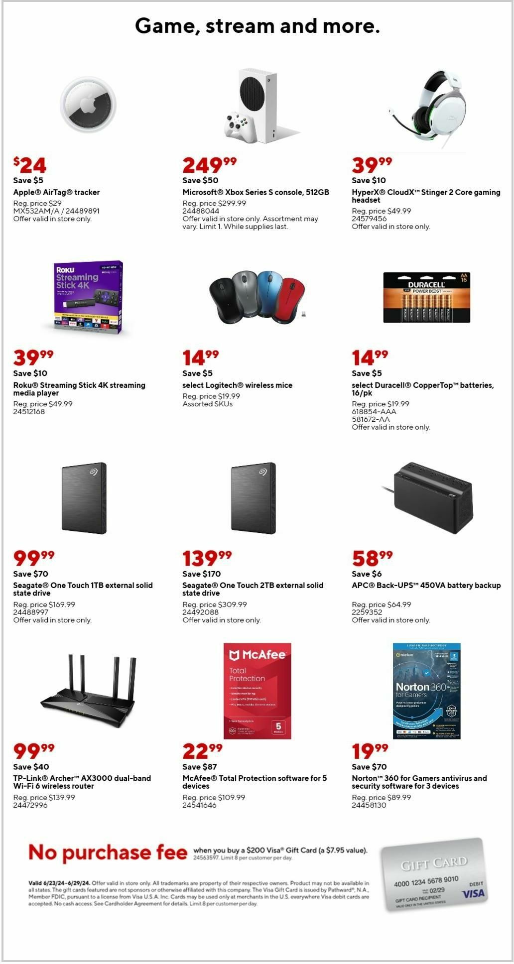 Staples Weekly Ad from June 23