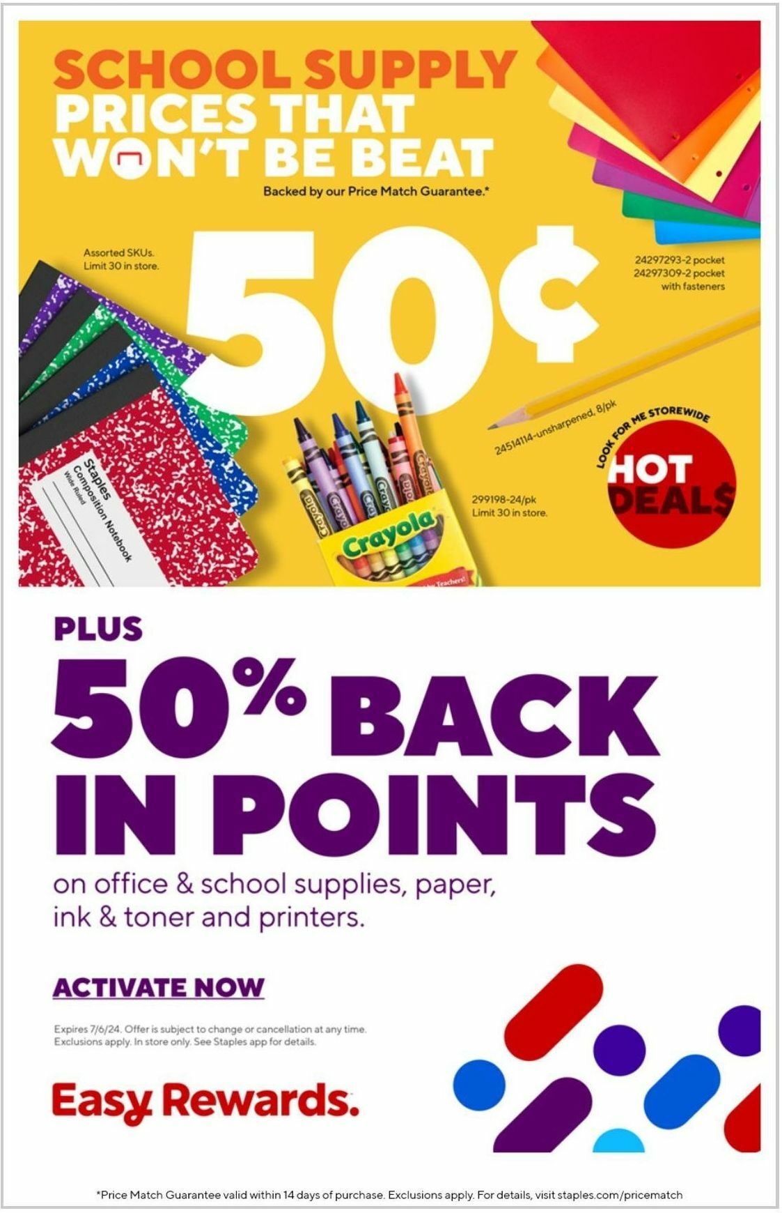 Staples Weekly Ad from June 30