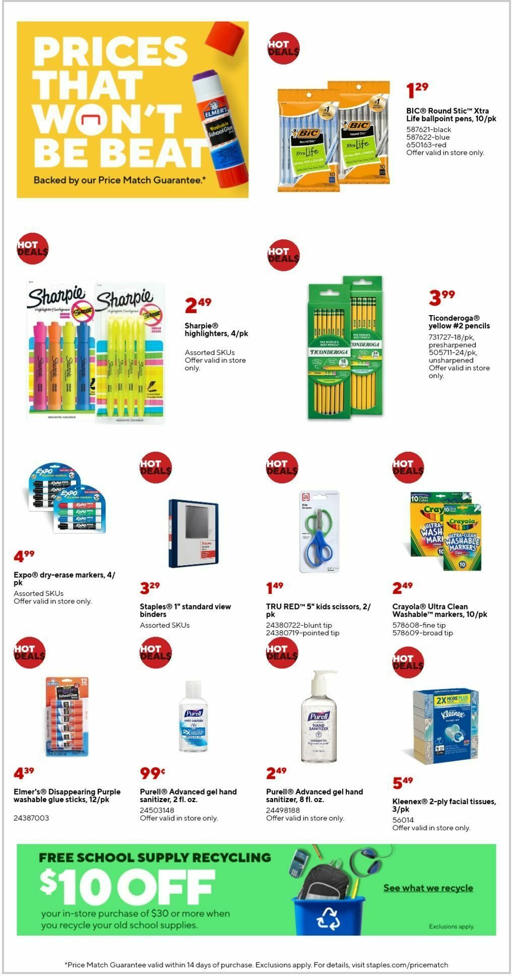 Staples Weekly Ad from June 30