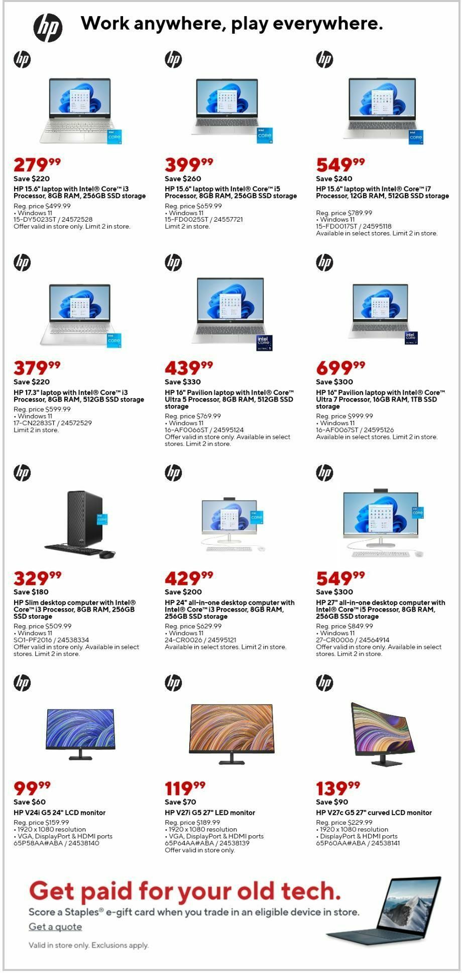 Staples Weekly Ad from July 7