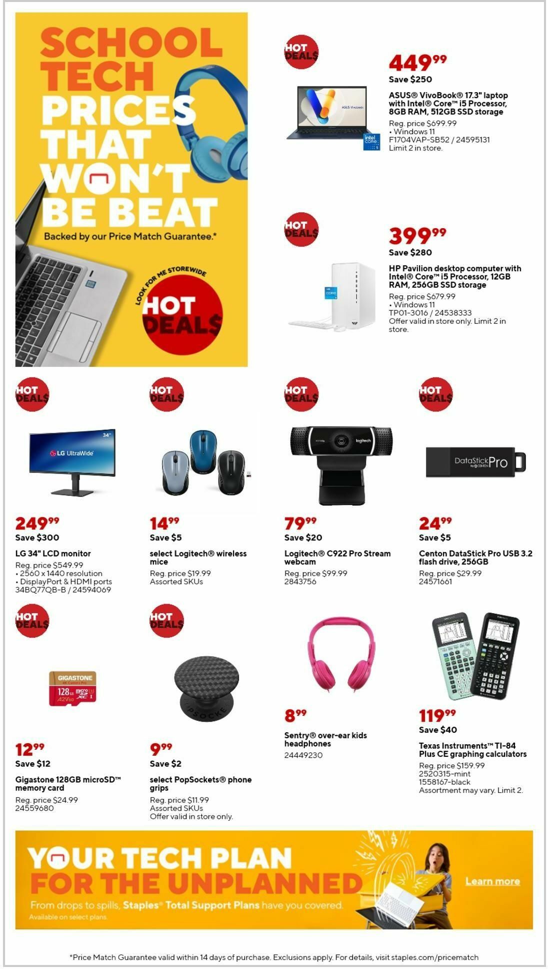 Staples Weekly Ad from July 7