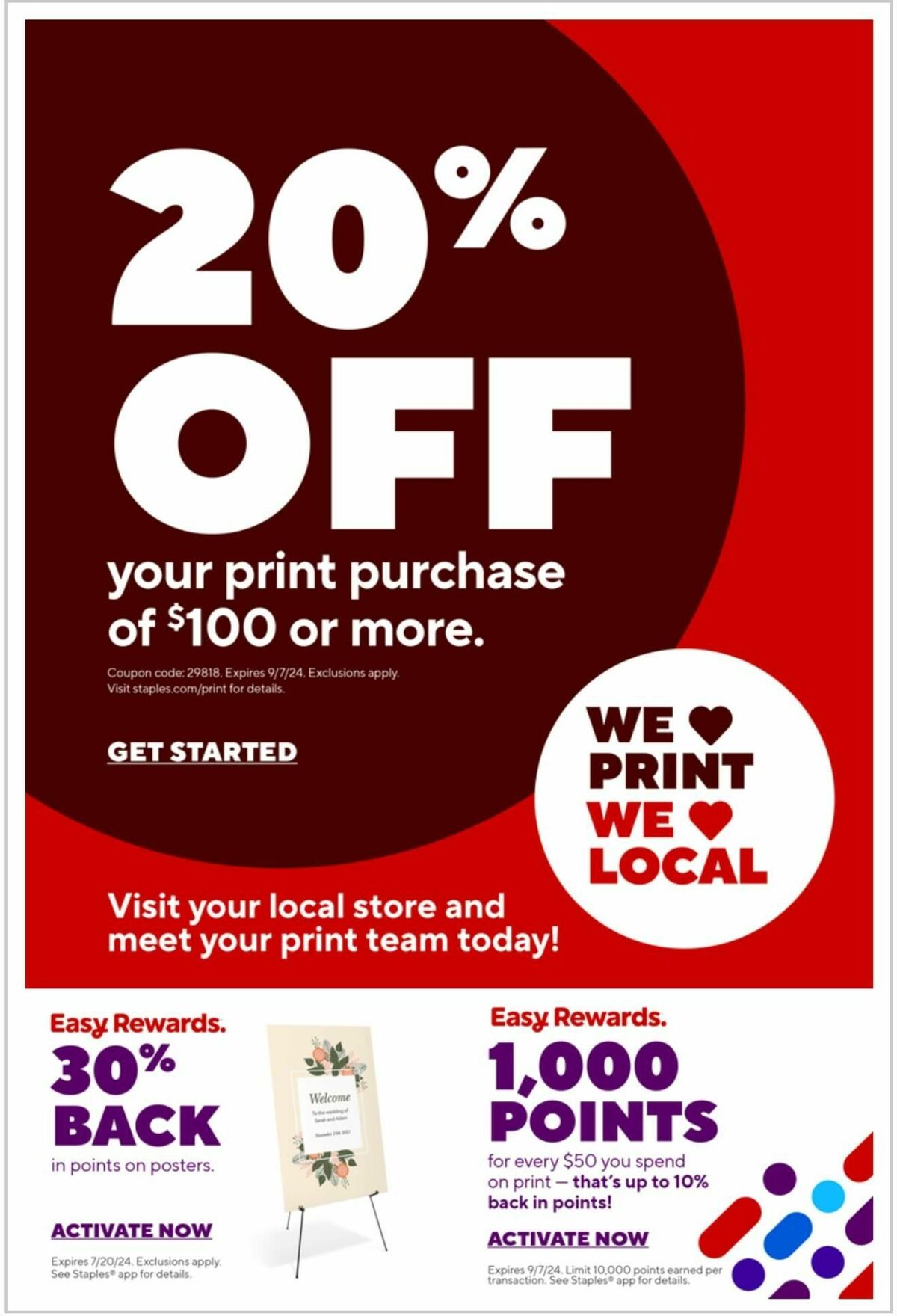 Staples Weekly Ad from July 7