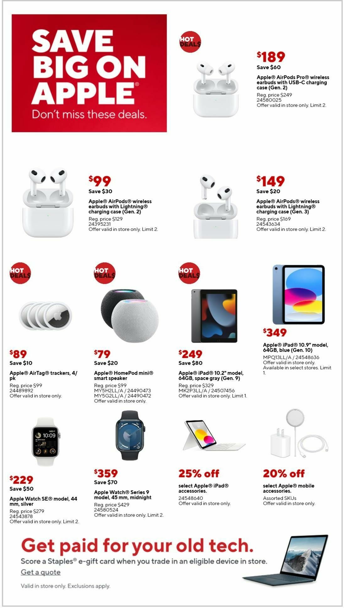 Staples Weekly Ad from July 7