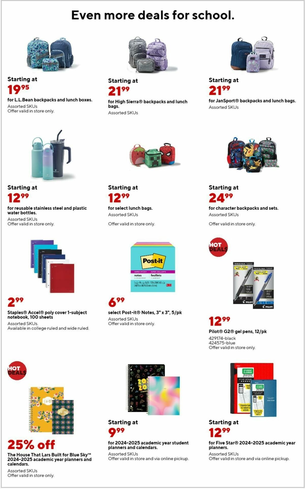 Staples Weekly Ad from July 7